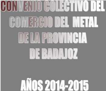  Convenio Comercio Metal Badajoz