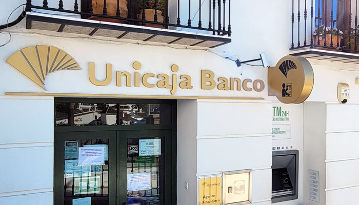 oficina Unicaja Banco de Frigiliana, Málaga