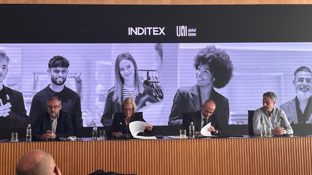 Acto por la renovación del Acuerdo Marco Internacional suscrito entre Uni Global Union e Inditex hace 15 años.