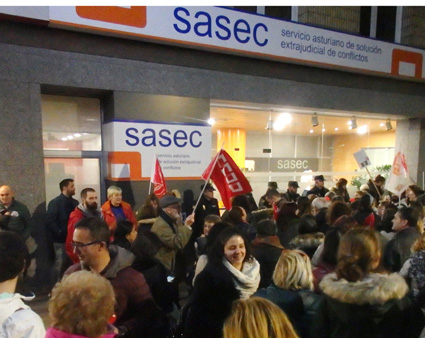 huelga supermercados Asturias
