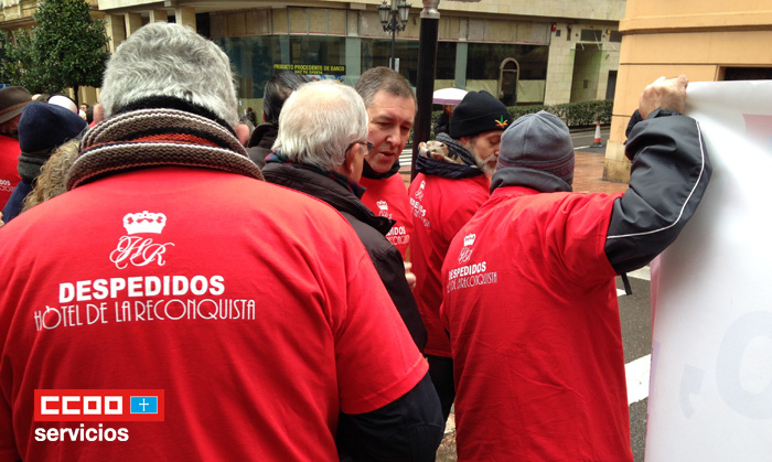 Trabajadores unidos en la lucha Hotel Reconquista Oviedo