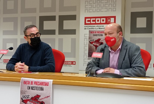 Rueda de prensa Santiago Zafrilla y Paco de la Rosa campaña Hostelería