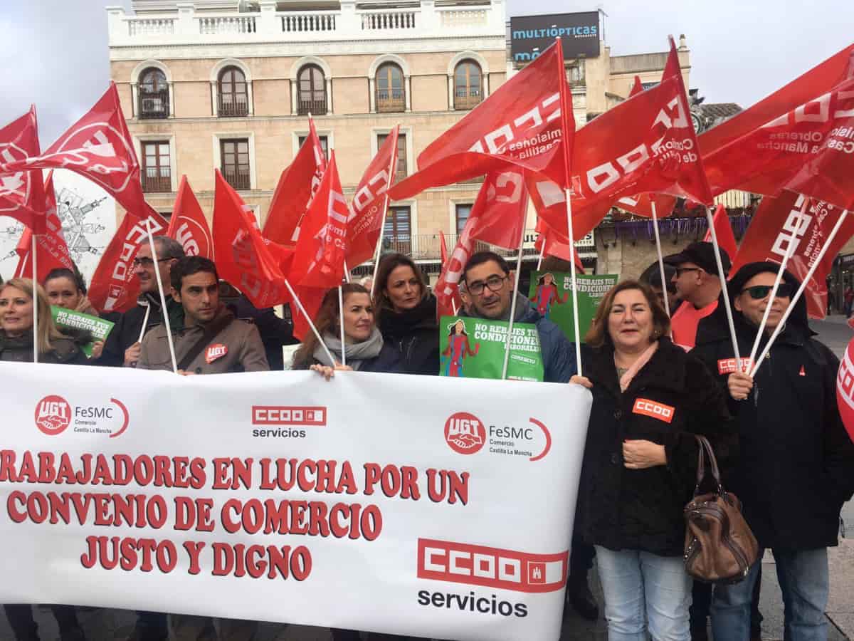 Conventraciones CCOO Convenio Coletivo de Comnercio en C iudad Real y Toledo