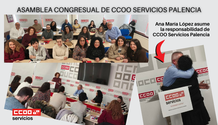 Ana María López asume la responsabilidad de CCOO Servicios Palencia