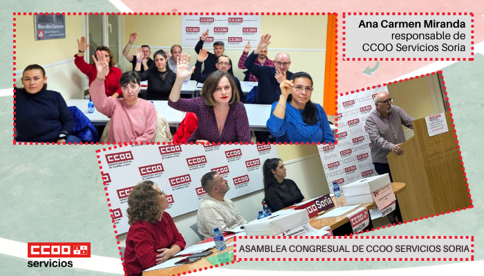 Ana Carmen Miranda responsable de CCOO Servicios Soria