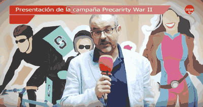 Presentacion campaña precariedad laboral. Precarity War