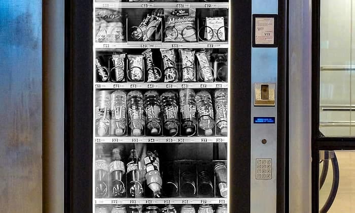 Maquina de vending. ERE en Selecta. 