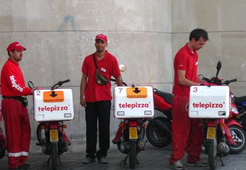 Repartidores de Telepizza