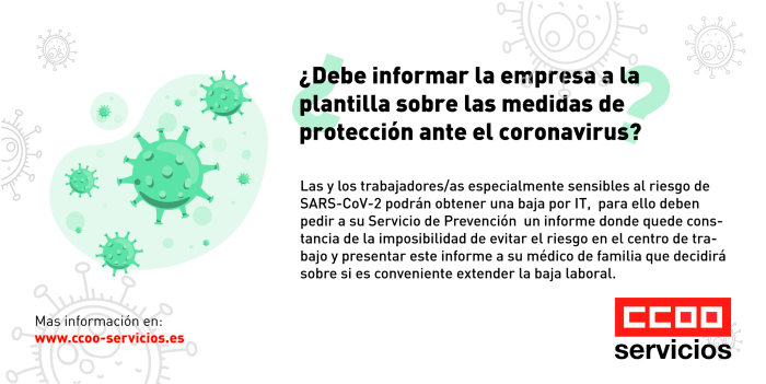 Informacion empresa coronavirus