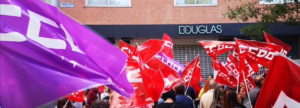Movilización y Huelga perfumerías Douglas