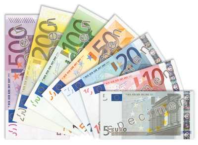 Billetes de Euro. Propuesta Salarial CCOO en Seguros