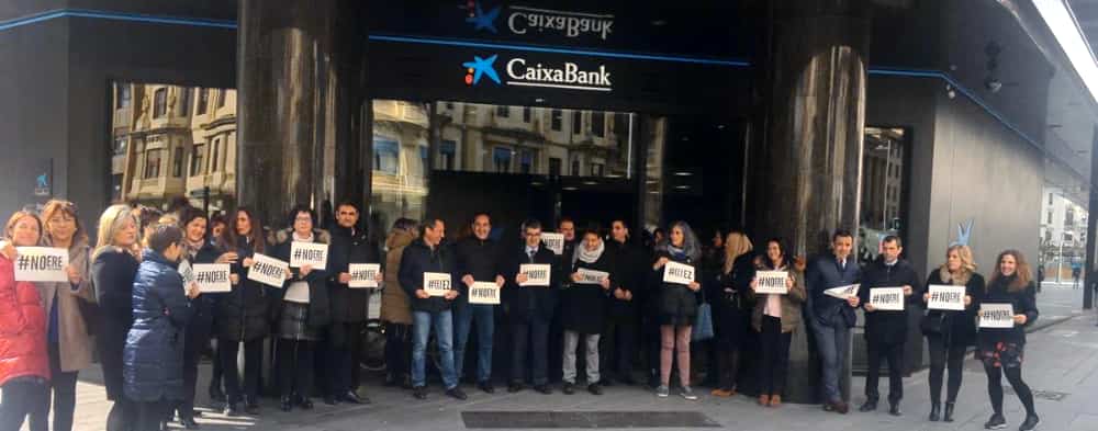 Protestas ere Caixabank