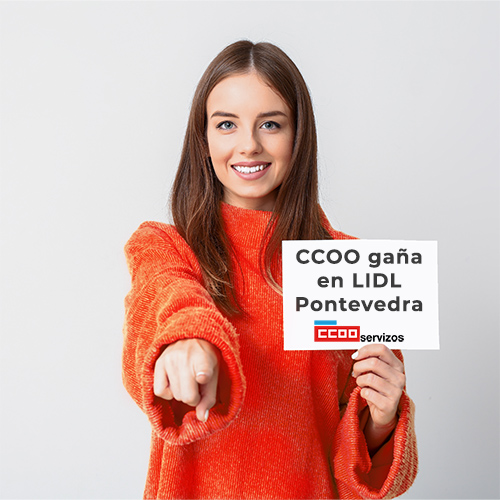 CCOO gaña en LIDL Pontevedra