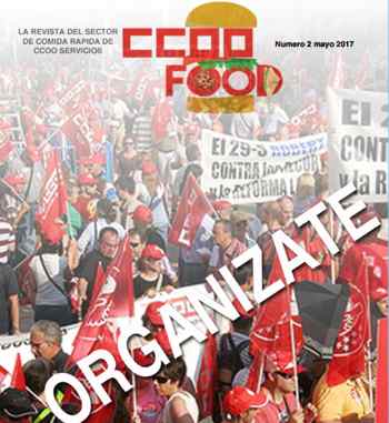CCOO Food, revista Comida Rápida. Numero 2