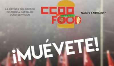 REvista CCOO sector comida rápida