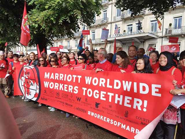 trabajadores de Marriot