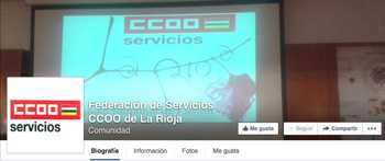Facebook ccoo servicios La Rioja