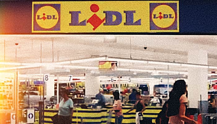 Interior tienda de LIDL