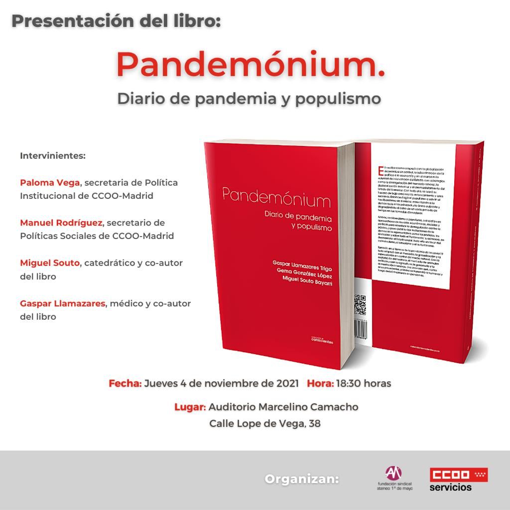presentación libro Pandemónium