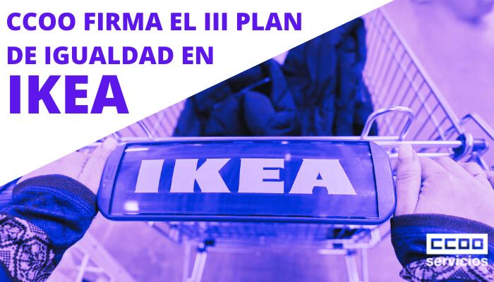 carro IKEA lila plan de igualdad