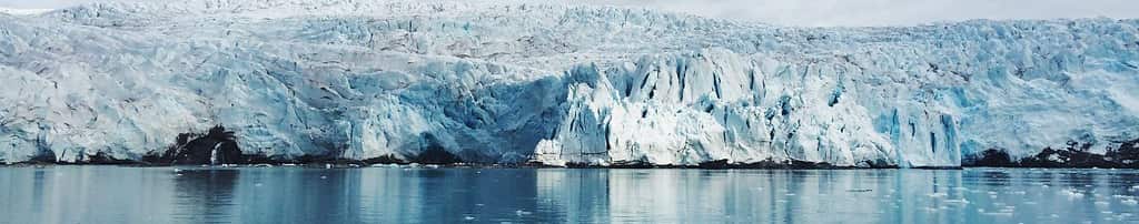 Imabgen de Glaciar. Cambio climatico