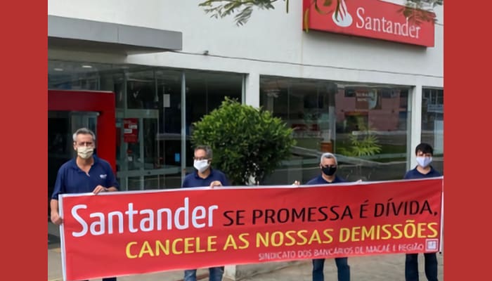 Despidos en Santander Brasil