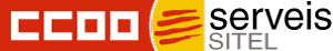 Logotipo CCOO Sitel