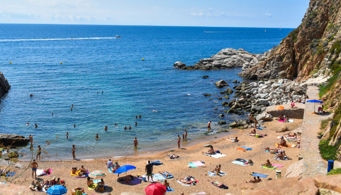 una playa de España